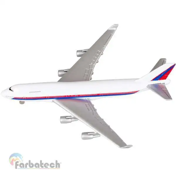 Priniting inks for printing on plastic toy aeroplane